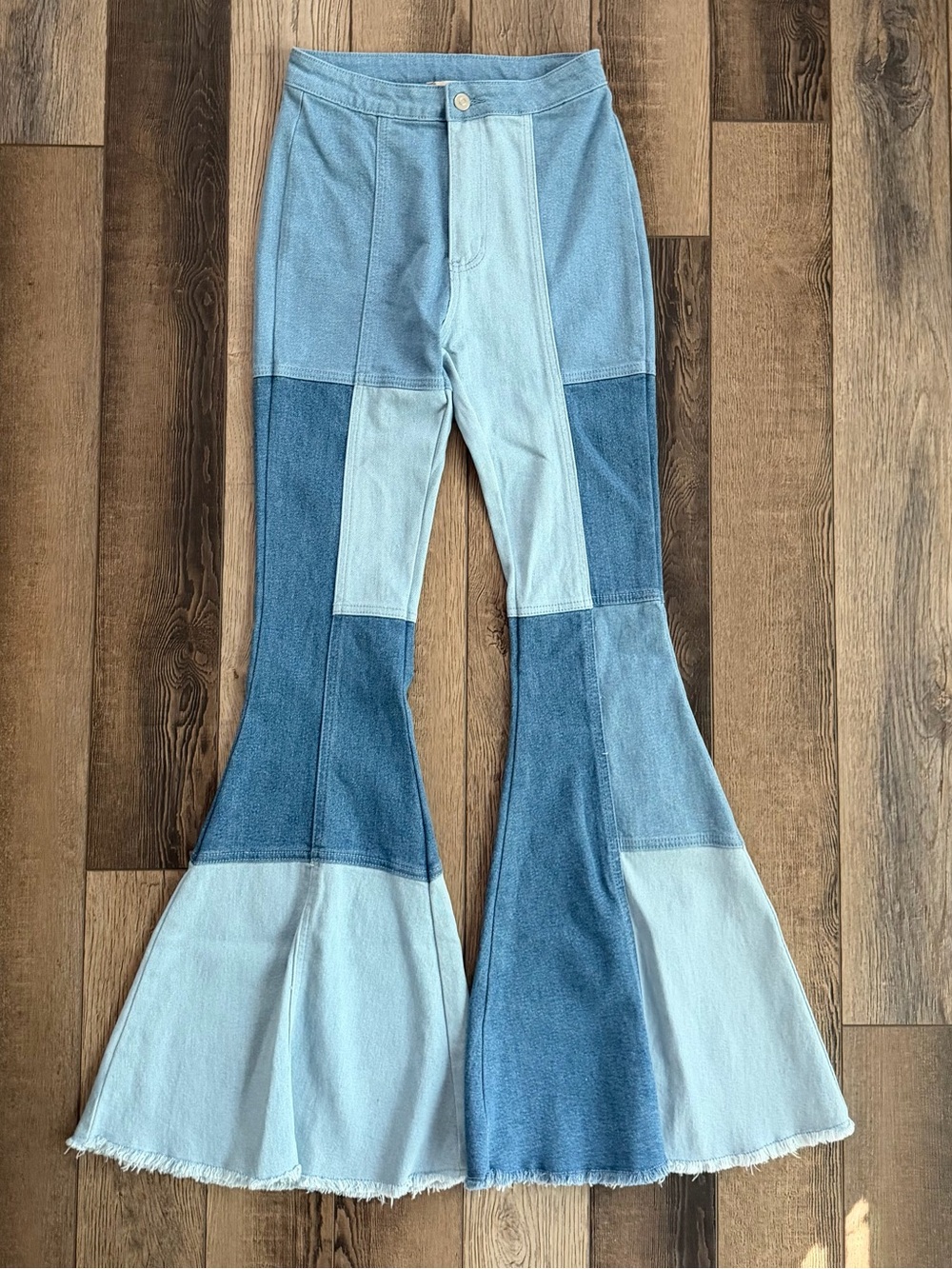 Altar'd State Patchwork Flare Jeans Size S